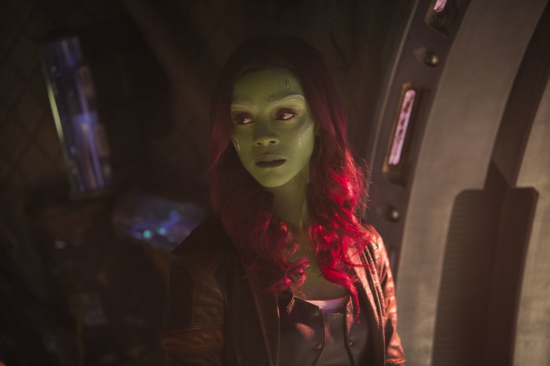 1080P, Avengers: Infinity War, Gamora, Zoe Saldana, Movie