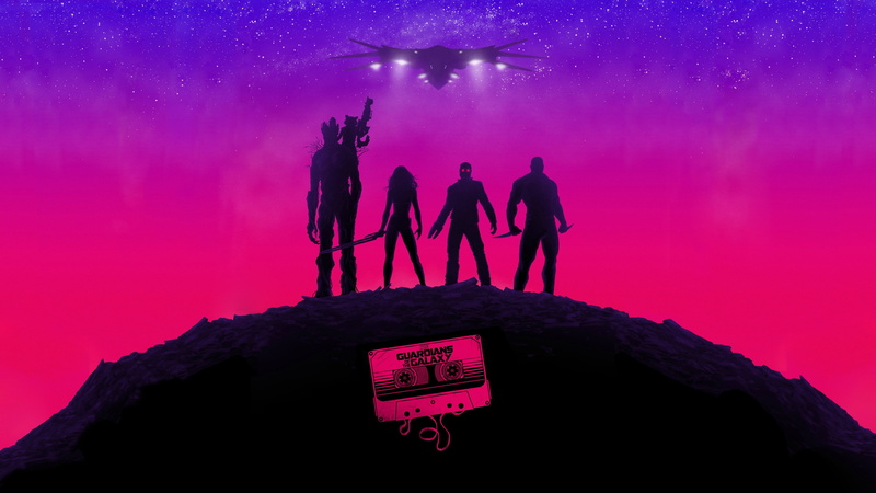Marvel Comics, 4K, movies, Star Lord, Guardians of the Galaxy, drawing