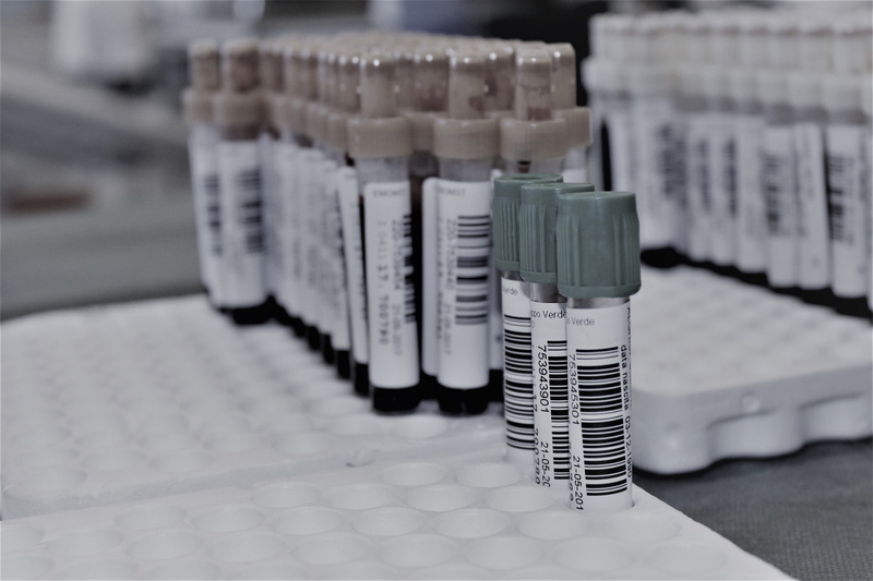 5K, focus on foreground, technology, arrangement, italy, test tube rack, research, indoors, close-up, pain, stack, scientific experiment, science, donors