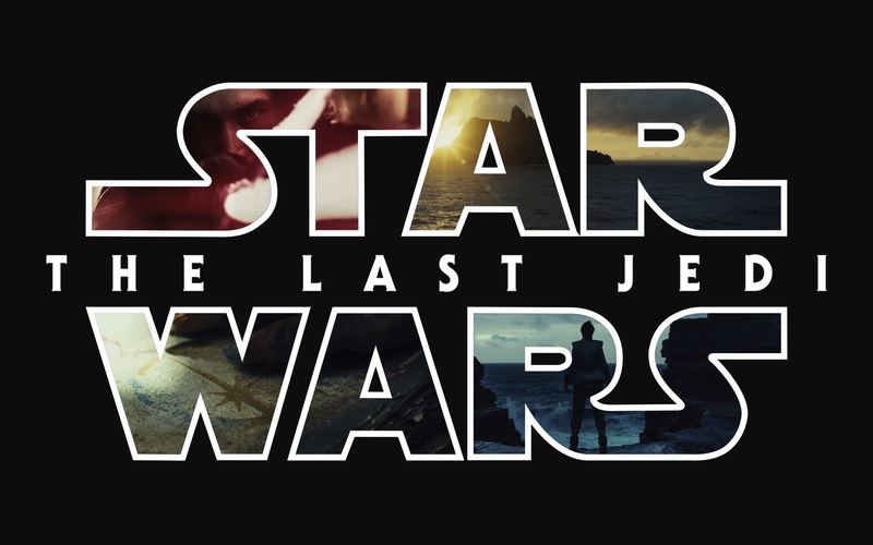 Typography, 1080P, Star Wars, Star Wars: The Last Jedi, black background