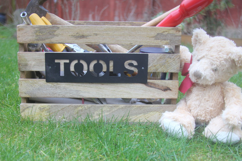 animal, day, tool box, outdoors, dog, wood - Material, grass, information sign, communication, bear, teddy, text, 5K, western script, mammal, toolbox