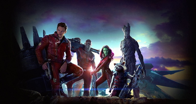 Groot, Peter Quill, Gamora, Zoe Saldana, Chris Pratt, Rocket Raccoon, Movie, Guardians of the Galaxy, 720P, Drax The Destroyer, Dave Bautista