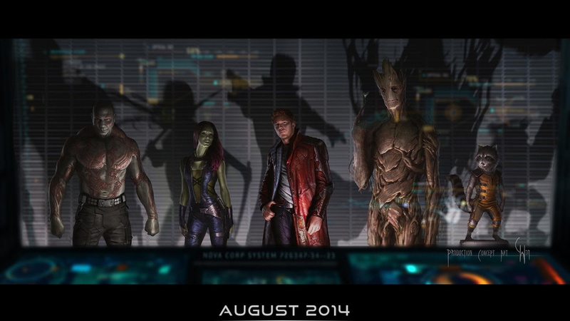 Guardians of the Galaxy, Dave Bautista, Chris Pratt, 1080P, Rocket Raccoon, Groot, Zoe Saldana, Peter Quill, Drax The Destroyer, Movie, Gamora