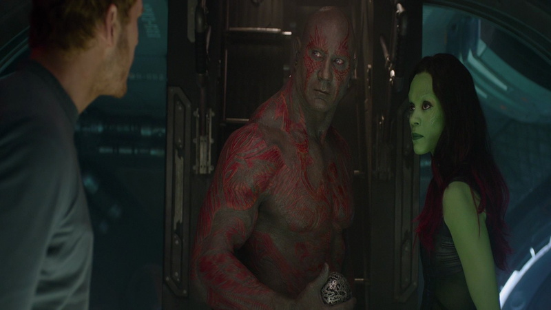 Movie, Zoe Saldana, Dave Bautista, Chris Pratt, Guardians of the Galaxy, Gamora, 1080P, Drax The Destroyer, Peter Quill