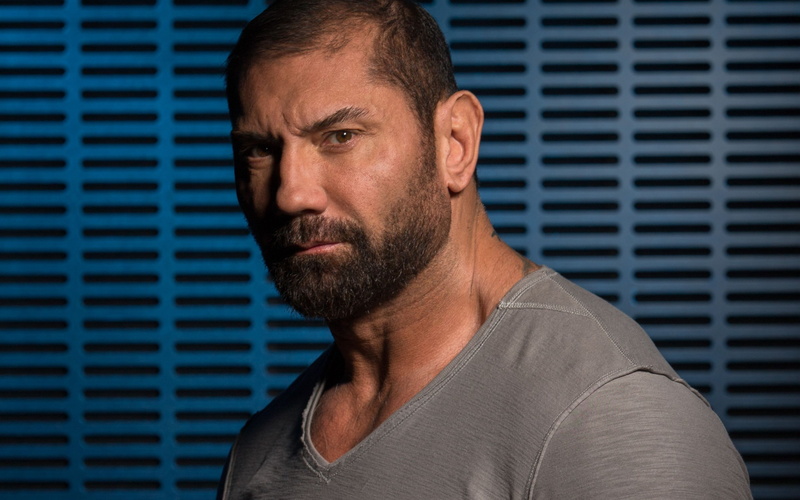 dave bautista, actor backgrounds, 4K, face, Download 3840x2400 dave bautista, beard