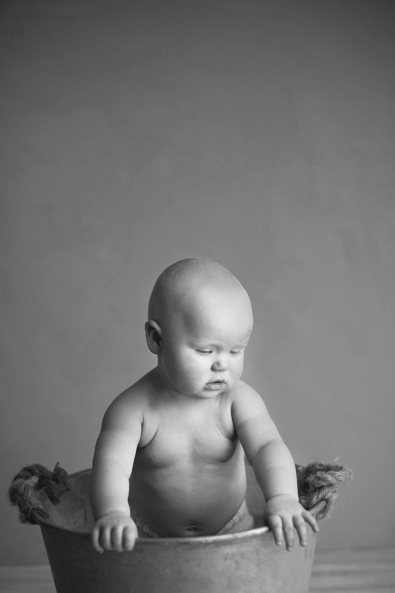 4K, full length, iron, real people, babyhood, boy, sitting, studio shot, cute, shirtless, front view, toy, indoors, innocence, young, diaper, child, toddler