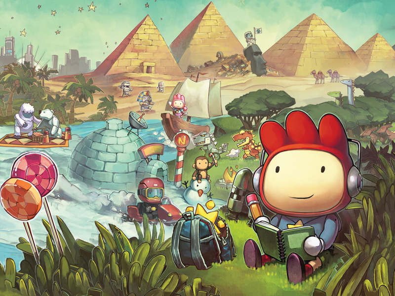 maxwell, 1080P, cartoon/comic, hd, super, scribblenauts