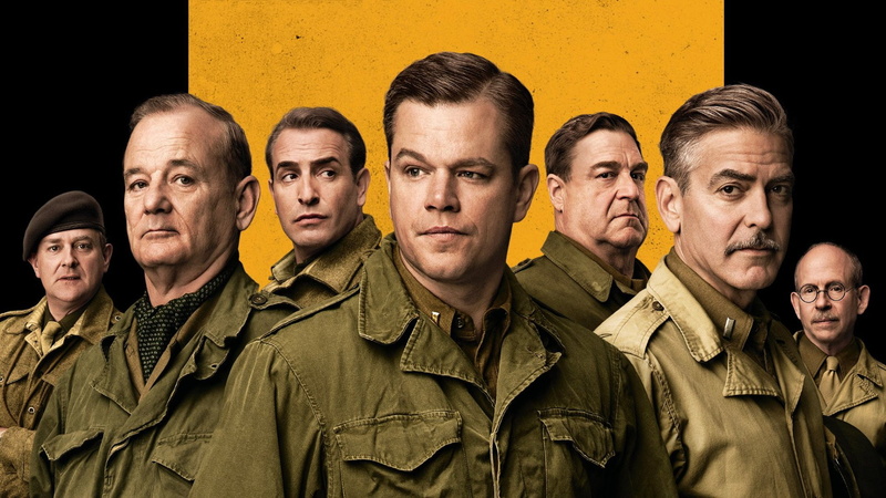 1080P, John Goodman, Movie, Bob Balaban, Jean Dujardin, Bill Murray, George Clooney, Matt Damon, The Monuments Men