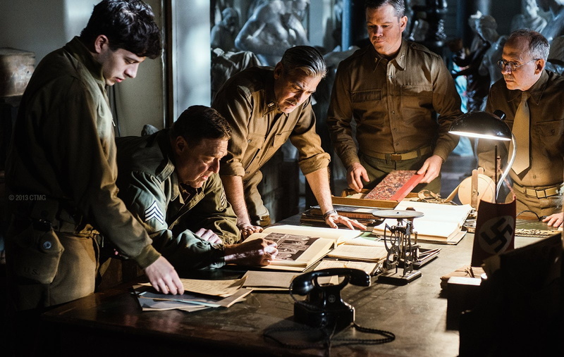 Army, Monuments Men, George Clooney, Movie, Matt Damon, 720P, War, John Goodman, The Monuments Men