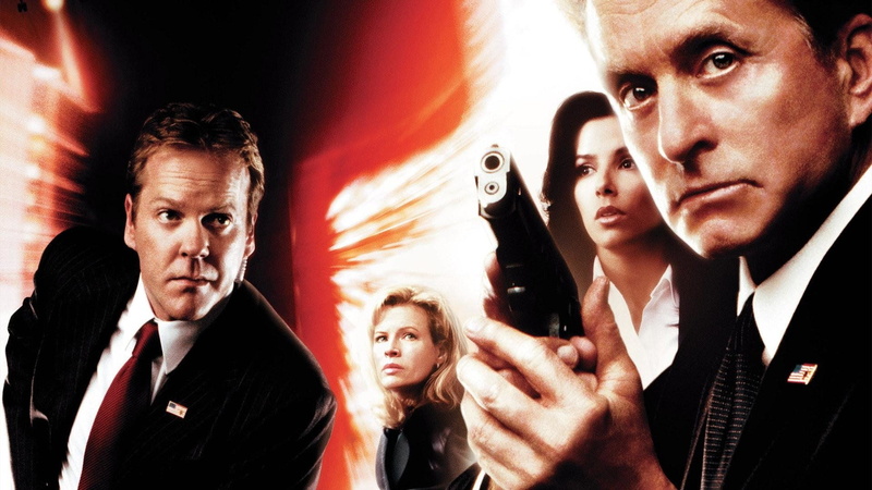 Michael Douglas, Movie, 1080P, Kiefer Sutherland, Eva Longoria, The Sentinel, Kim Basinger