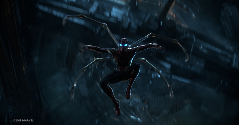 4K, Avengers: Infinity War, Iron Spider, 4K
