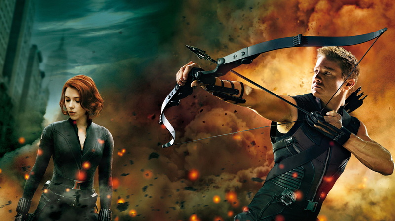 celebrities, the avengers (2012 film), scarlett johansson, archers, renner, 5K, jeremy, movies, jeremy renner