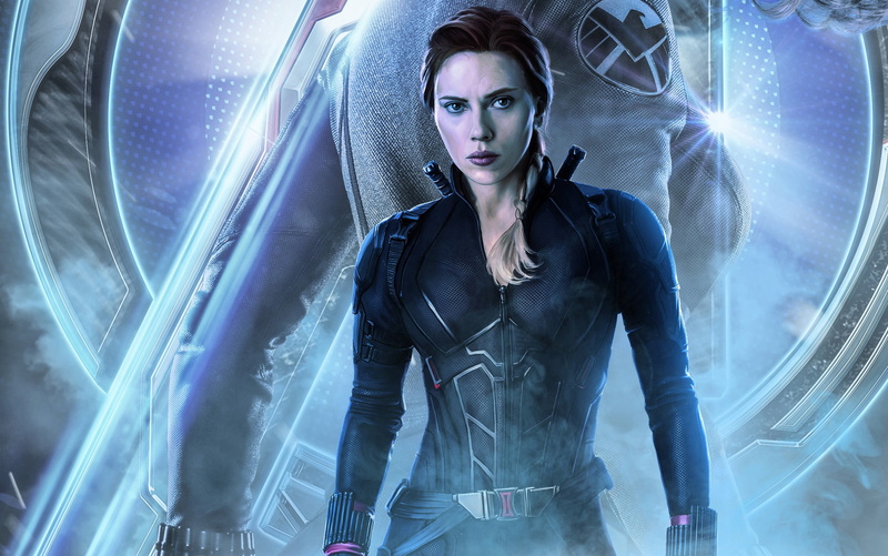 pose, look, 2K, Black widow, The Avengers, figure, art, Natasha Romanoff
