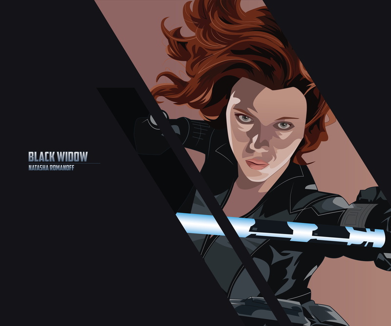 HD, 4K, Minimal, 4K, Scarlett Johansson, Black Widow, Natasha Romanoff
