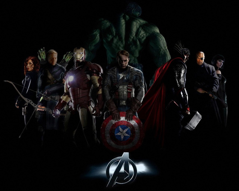 Black Widow, Avengers, Hawkeye, Hulk, The Avengers, Natasha Romanoff, Thor, Captain America, Nick Fury, 720P, Iron Man