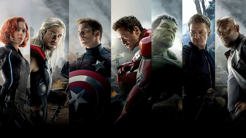 window, Black Widow, Avengers: Age Of Ultron, Hawkeye, standing, Scarlett Johansson, communication, waist up, females, fury, Robert Downey Jr, The Avengers