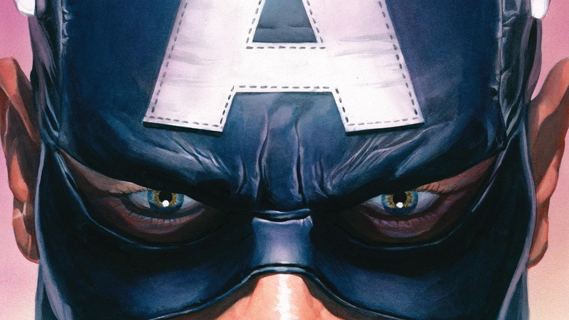 mask, fantasy, Steve Rogers, Captain America, blue eyes, Marvel, 1080P, close up, fantasy art, superhero, artwork, comics
