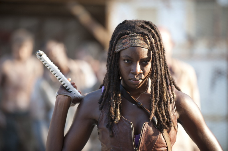 Danaus Gurira, look, 1080P, arm, Michonne, The Walking Dead, Danai Gurira, the series