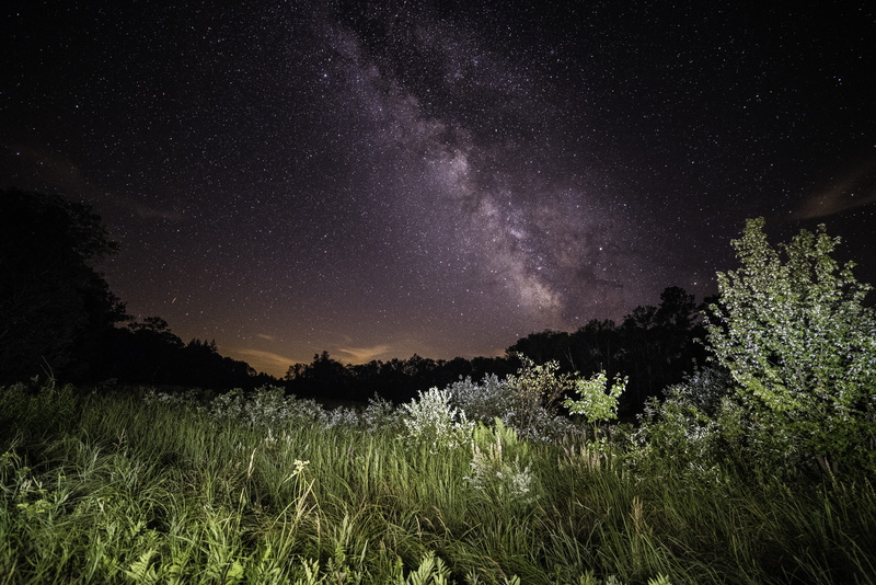 no people, astrophotography, lapse, field, universe, non-urban scene, tranquil scene, outdoors, star - space, meadow valley state wildlife management area