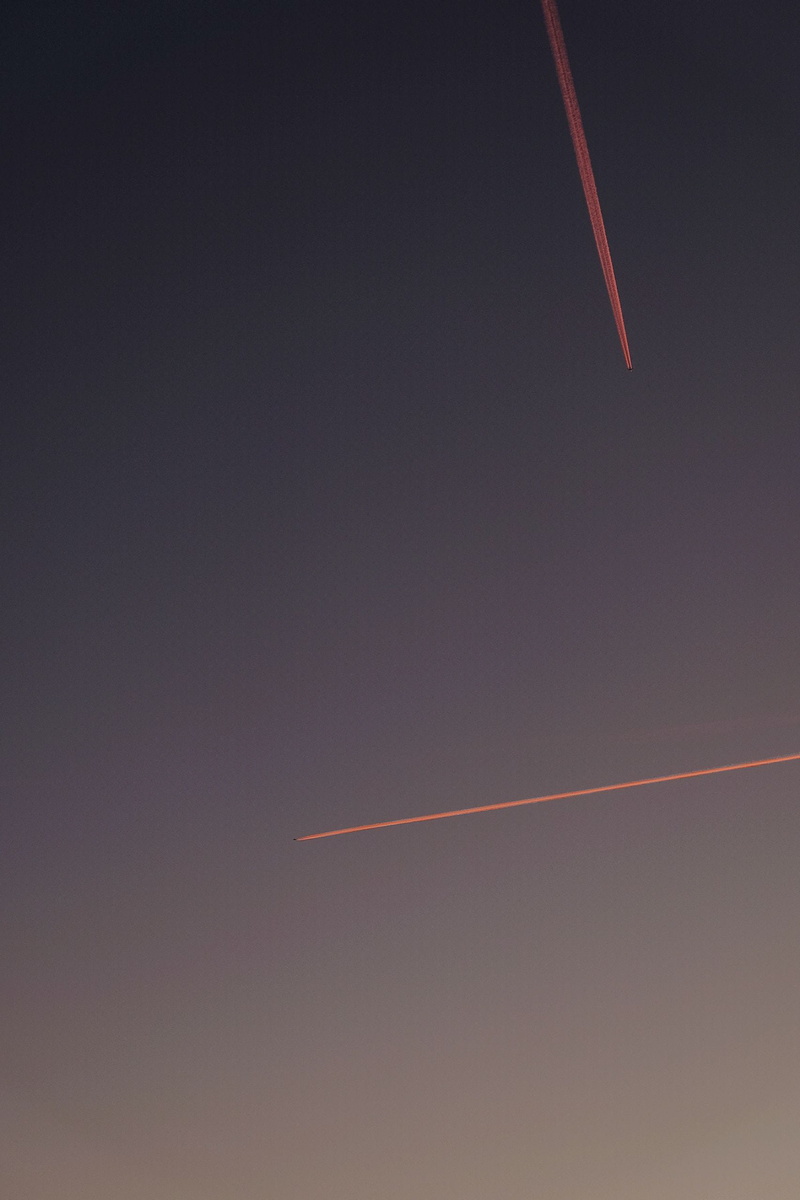 motion, transportation, chemtrails, mode of transportation, cloud - sky, rocket, trails, holiday, sunset, aerospace industry, on the move, nature, sunrise