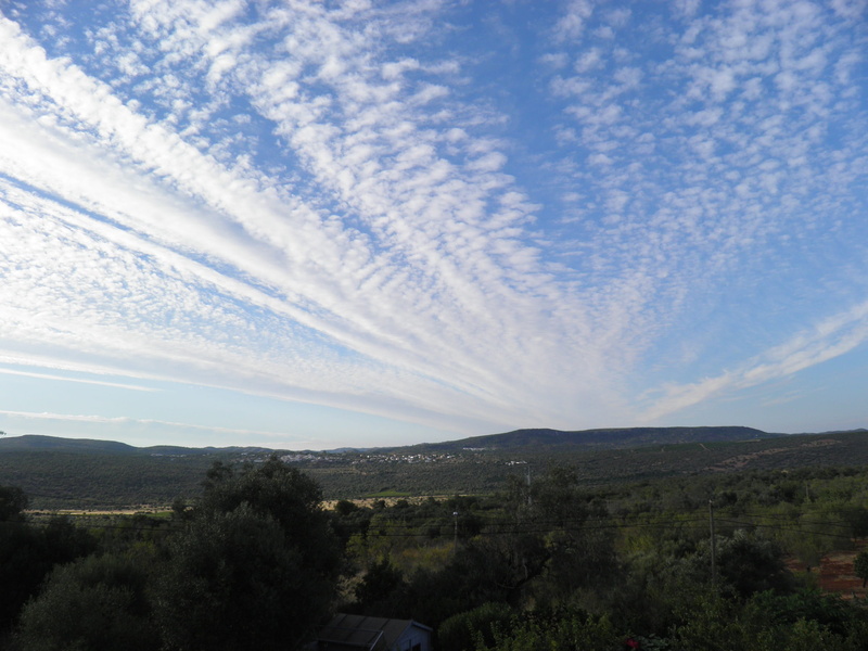 cloud - sky, outdoors, tranquil scene, beauty in nature, environment, 2K, chemtrails, non-urban scene, land, blue, atmosphere, clouds, no people, nature