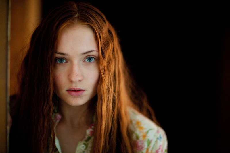green, english actress, english, white, portrait, sophie, floral, 1080P, s, shirt, actress, woman, sophie turner, turner, pink, women