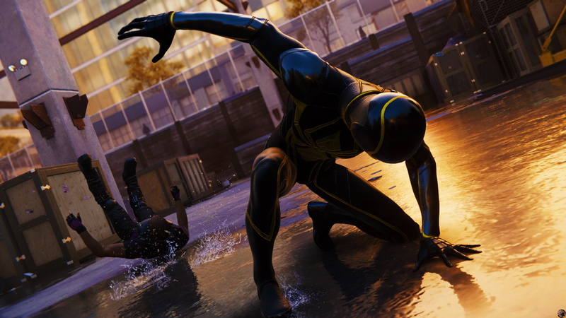 nature, one person, building exterior, sport, lifestyles, men, Spider-Man, city, outdoors, day, water, full length, PlayStation 4, real people, 4K, healthy lifestyle