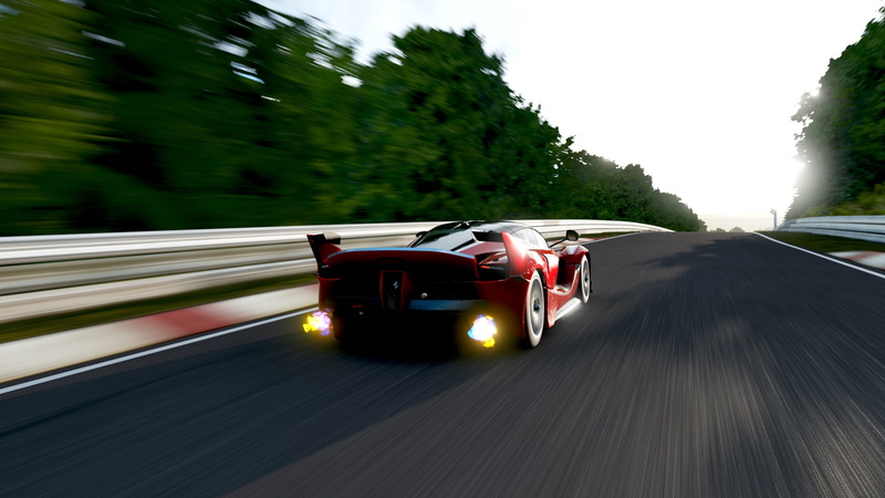 road trip, nature, blurred motion, car, motion, moving, mode of transportation, day, Forza Motorsport, Forza, driving, outdoors, Ferrari, speed, road, Forza Motorsport 7
