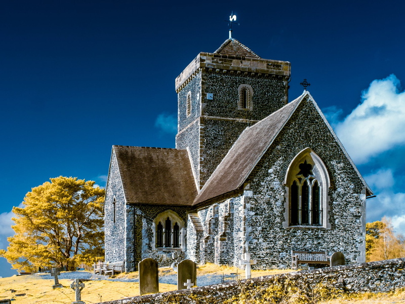 Surrey, Church of St Martha-on-the-Hill, Church, 1080P, England, Churches