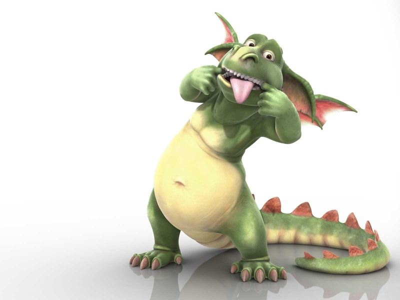 extinct, cartoon, yellow, toy, studio shot, dinosaur, characters, wildlife, animal Teeth, white Background, amphibian, humor, showing, mouth, art and craft