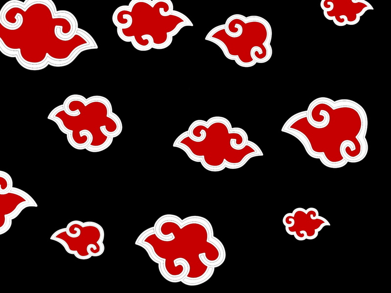 hd, naruto, art, shippuden, Abstract, akatsuki, patterns, x, 1080P, red, Clouds, anime