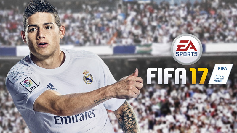 FIFA 17, James Rodriguez, 2K, ea, sports, Football game, illustration, fifa, EA Sports, HD