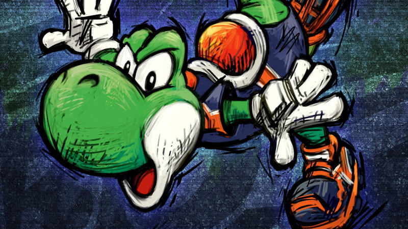 Super Mario Strikers, Mario, 1080P, Yoshi