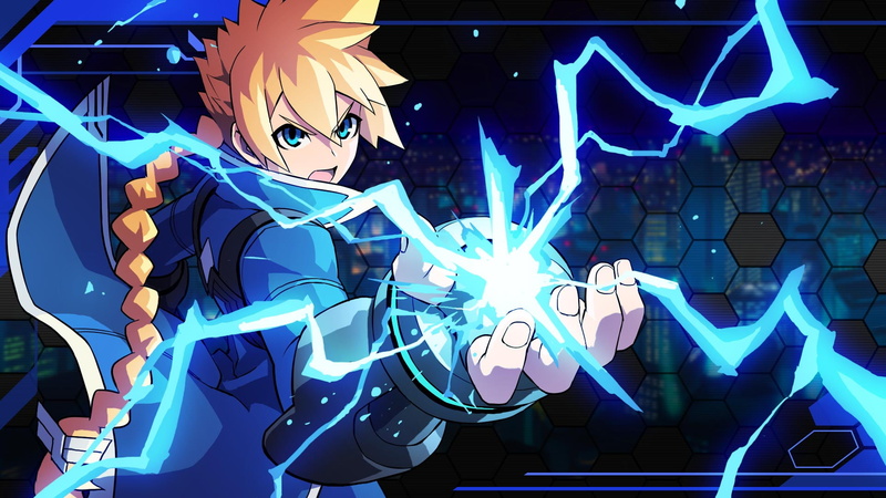 Video Game, 1080P, Gunvolt (Azure Striker Gunvolt), Azure Striker Gunvolt