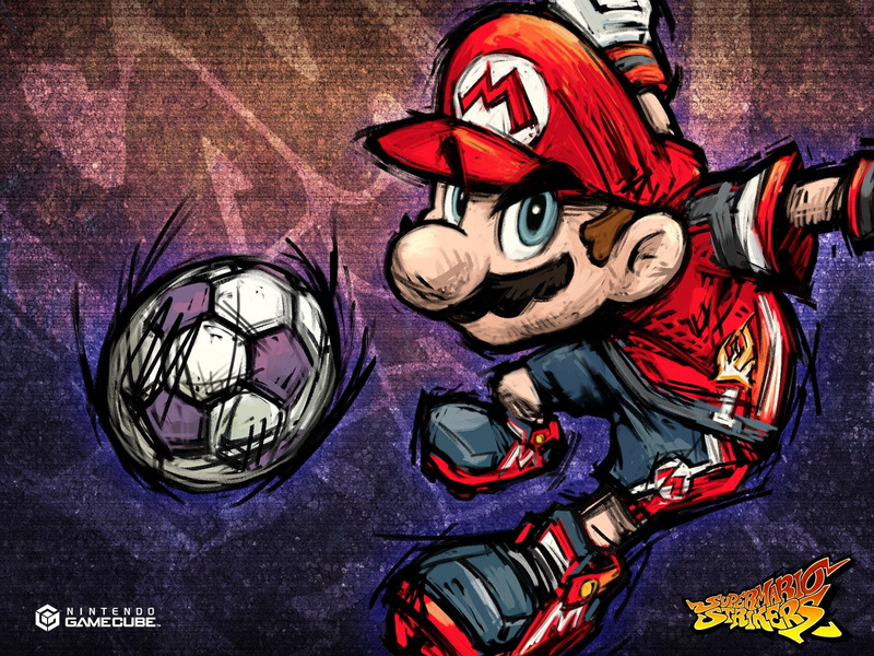 720P, Super Mario Strikers, Mario