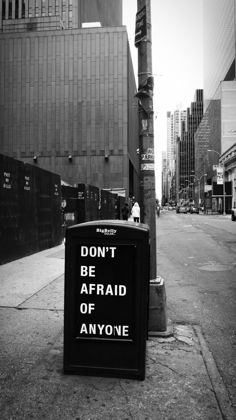 built structure, street, fear, new york, street view, new york city, information sign, bnw, inspiration, no people, words, anxiety, building exterior, architecture