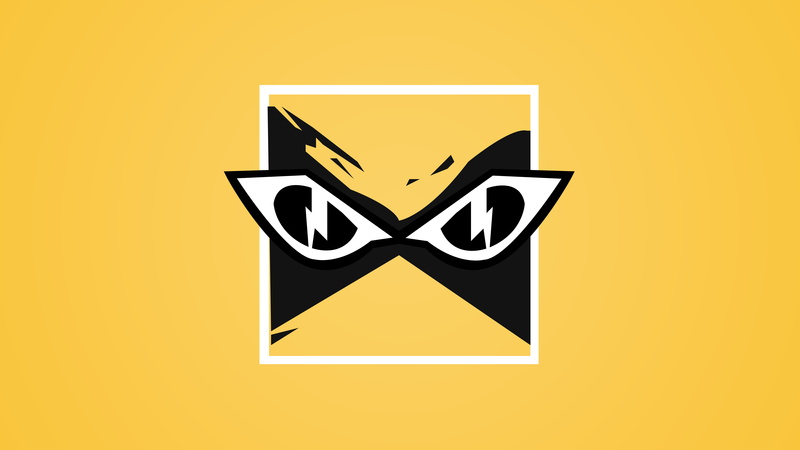 Yellow, Tom Clancys Rainbow Six: Siege, Video Game, Minimalist, IQ (Tom Clancys Rainbow Six: Siege), 8K