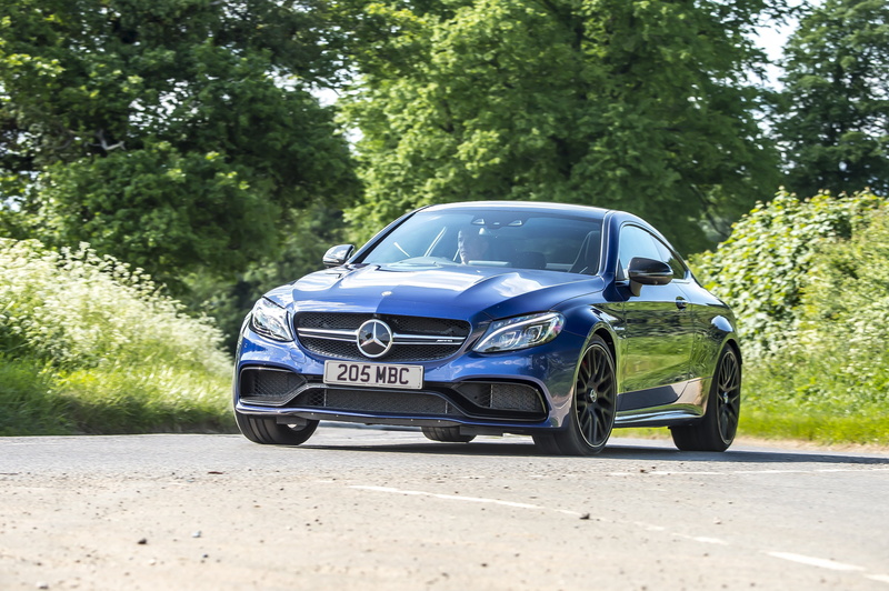 amg, blue, 2016, c63, (c205), cars, mercedes, 4K, uk-spec, coupe