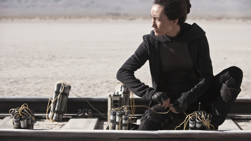 dress, long, Most Popular Celebs in 2015, wearing, actress, sheer, woman, sleeved, Nikita, black, model, Maggie Q, sitting, 2K