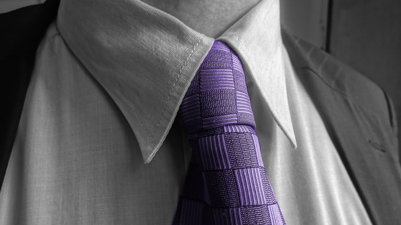 pink color, shirt, businessman, industry, tiles, indoors, fashion, business, selective, sepia, wearing, classical, men, violet, garment, costume, tie, textile