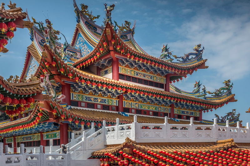 1080P, Thean Hou Temple, The Temple Of Tien HOU, Malaysia, temple, architecture, Kuala Lumpur