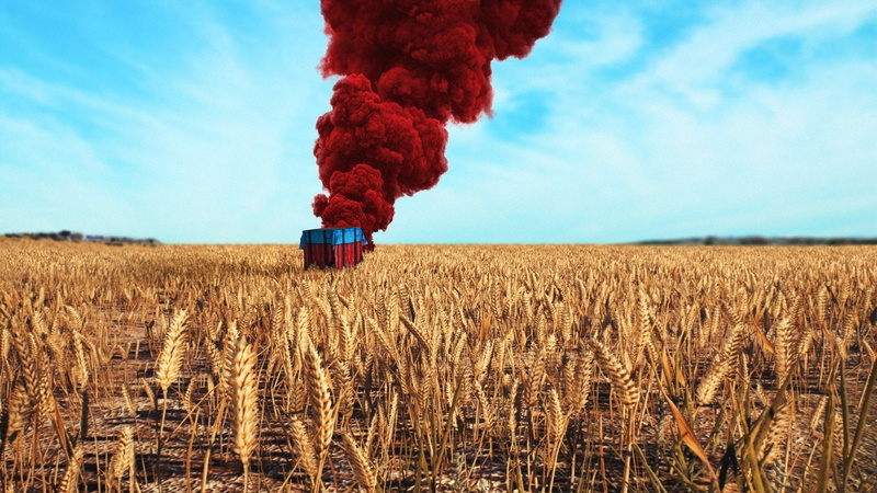 tranquility, cloud - sky, wheat, crop, cereal plant, ripe, landscape, rural scene, playerunknowns battlegrounds full hd pic, plant, nature, land, farm