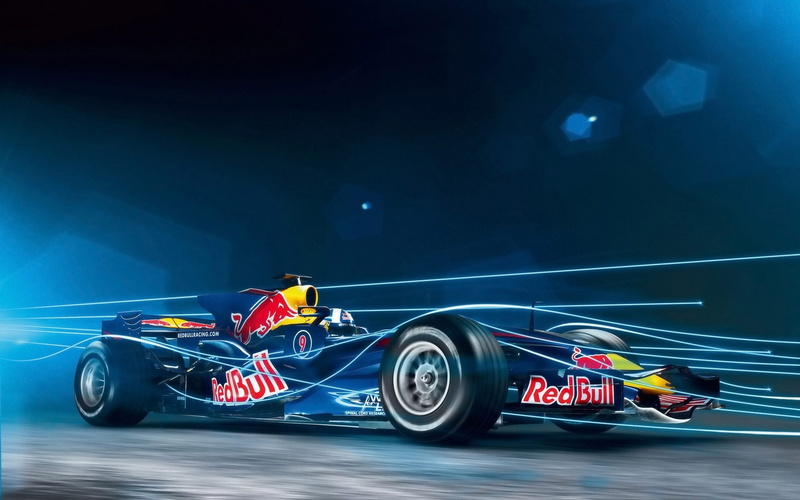 blue, speed, 1080P, one, race, redbull, bull, red, coupe, sport, printed, formula