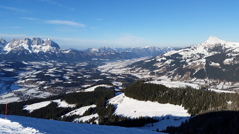 winter, kitzbühel, scenics - nature, snowcapped mountain, day, snow, no people, mountain range, sun, idyllic, beauty in nature, landscape, mountain, tranquil scene