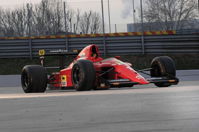 Motorsport, red cars, 4K, Formula 1, Ferrari 641