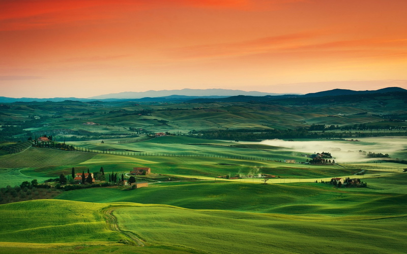scenics - nature, environment, grass, idyllic, nature, outdoors, beauty in nature, land, field, golf course, green - golf course, golf, plant, green color