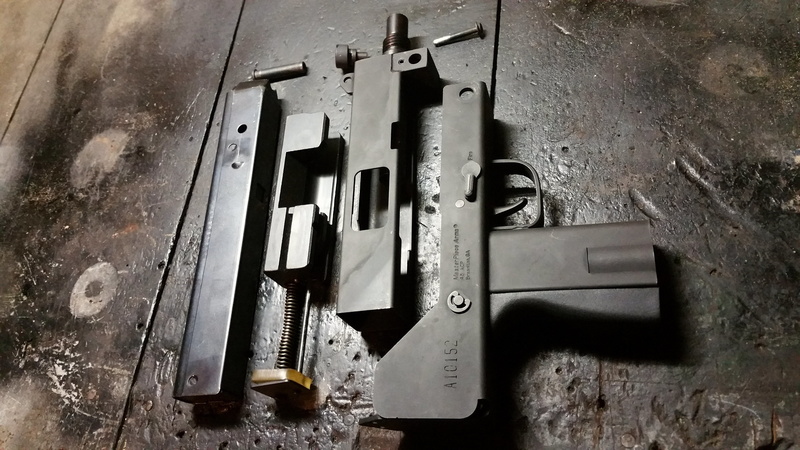 details, the gun, MAC-10, compact, disassembled, 5K, Ingram