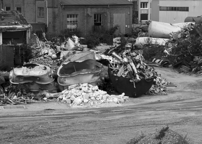 demolition, decay, messy, kleve, environmental issues, outdoors, factory, break up, old, nature, lifestyles, pollution, 5K, day, site, street, rama factory