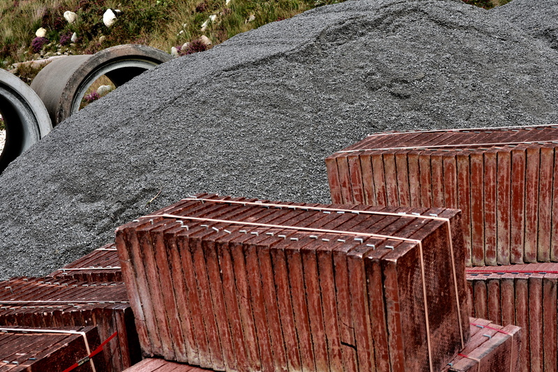 brick, debris, work, day, destruction, site, wood - material, building materials, industry, pipes, mess, construction industry, architecture, material