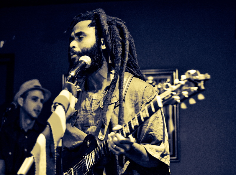 event, men, microphone, music, artist, nightlife, people, singer, man, jazz Music, performing arts event, musical Instrument, 4K, black white, electric guitar